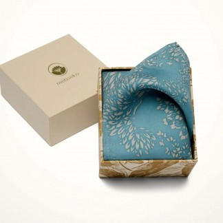 Khăn lụa vuông pocket square - INLAY BLOOM 45*45CM